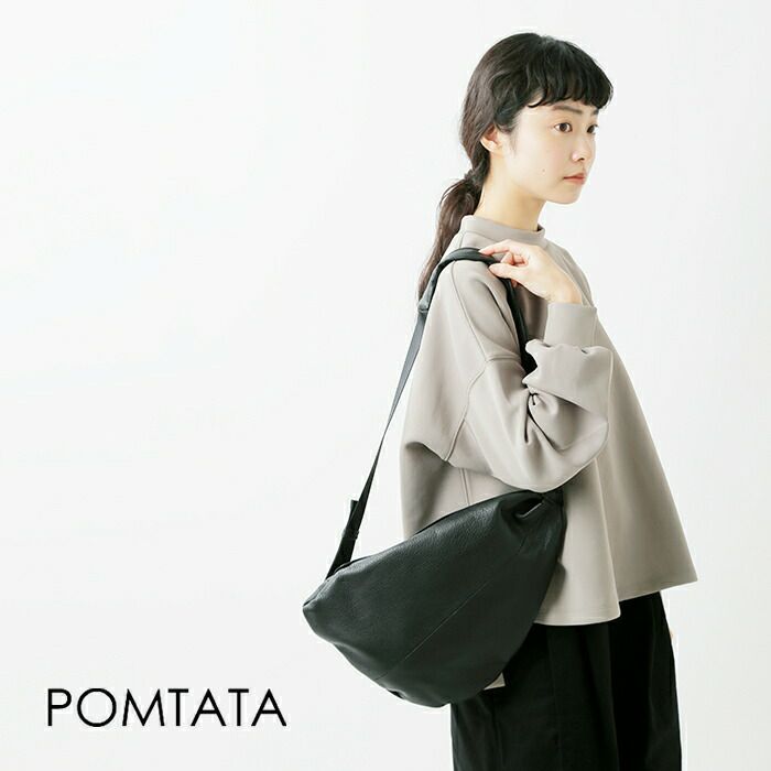 クーポン対象】POMTATA ポンタタ カウレザー ボディバッグ “CANDY 