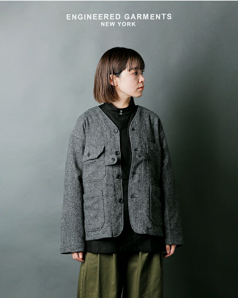 ENGINEERED GARMENTS エンジニアド ガーメンツ ウール ヘリンボーン 