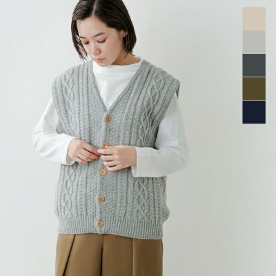 Veritecoeur ヴェリテクール ウール ハンドニット ベスト vck Veritecoeur ヴェリテクール ウール ハンドニット ベスト vck