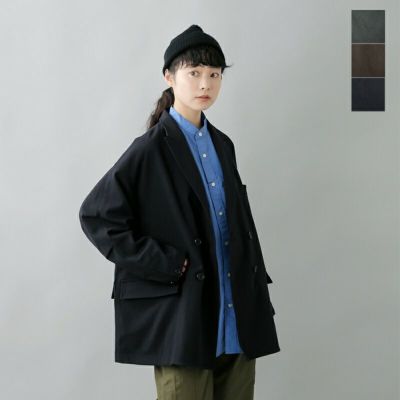 DAIWA PIER39 ダイワピア39 クラシカル ダブル ブレステッド ジャケット “TECH DOUBLE BREASTED JACKET  FLANNEL” bj-56022wl-tr レディース | Piu di aranciato(ピウディアランチェート)