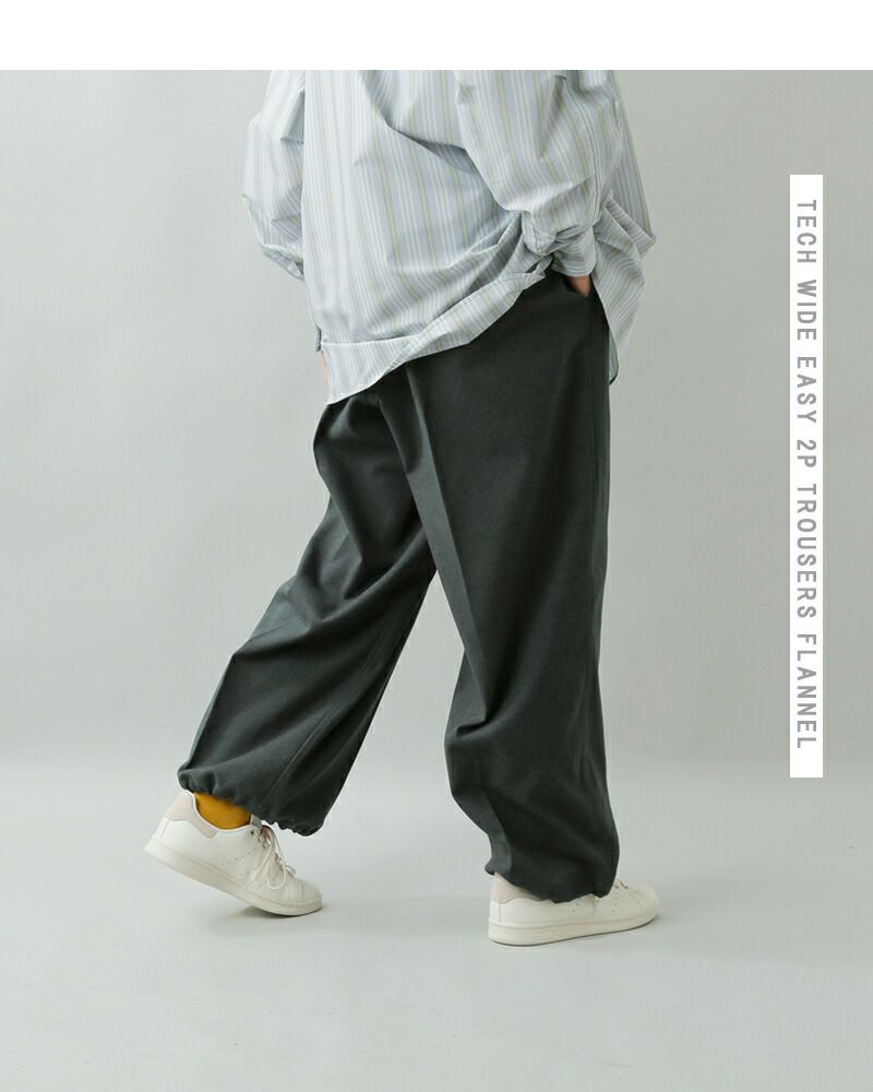 DAIWA PIER39 ダイワピア39 ワイド イージー 2P トラウザーパンツ “TECH WIDE EASY 2P TROUSERS  FLANNEL” bp-34022wl-rf レディース