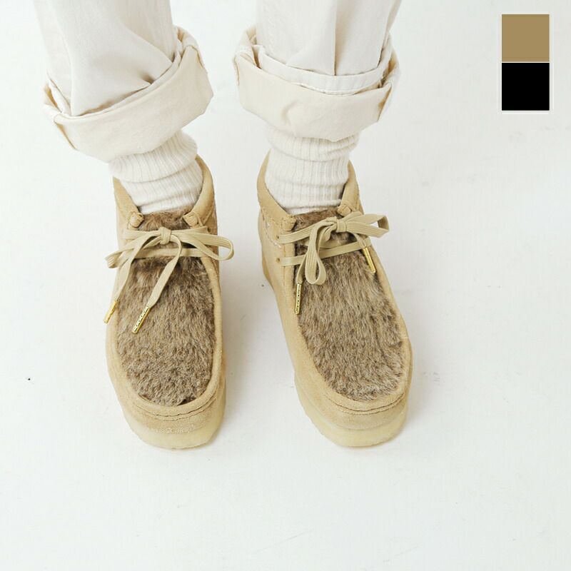 clarks クラークス スエード ワラビー 刺繍 ブーツ “WALLABEE