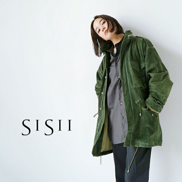 Sisii シシ スエード M-65 レザー ジャケット “M-65 jacket suede” 100