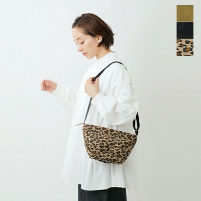 MARINE DAY マリンデイ <br>66ナイロン / レオパード ショルダーバッグ “JASMINE” jasmine2-yo  レディース