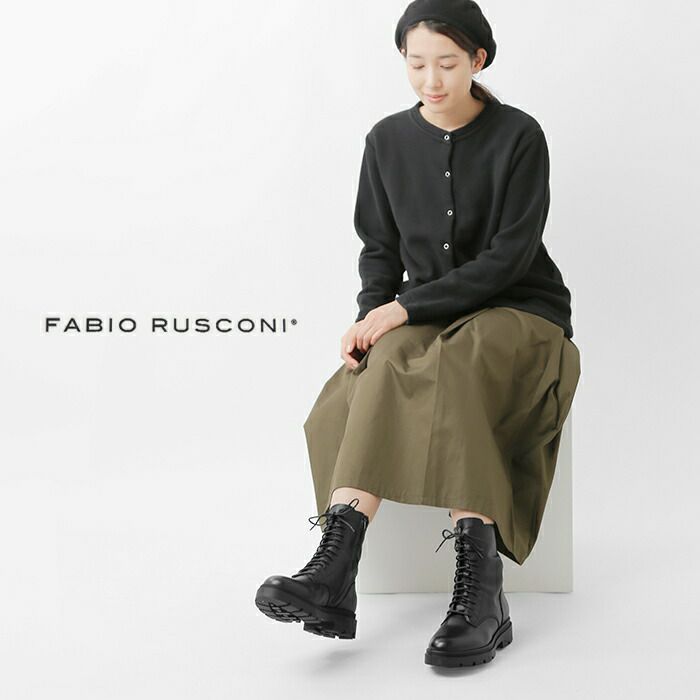 【 】【2023aw新作】FABIO RUSCONI ファビオルスコーニ レザー