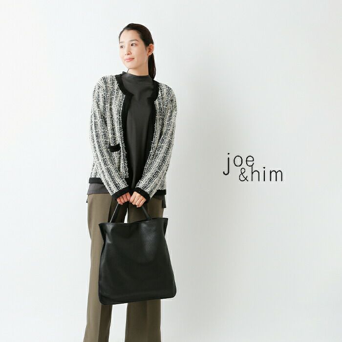 joe&him ジョーアンドヒム カウレザー トートバッグ “HOURGLASS joe&him ジョーアンドヒム カウレザー トートバッグ “HOURGLASS