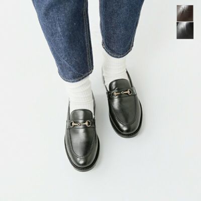 35　未使用　ミルトンキーンズ　ローファー　革靴　セミブローグ　ブラック Milton Keynes (ミルトンキーンズ) Loafer #WOMEN / ローファー