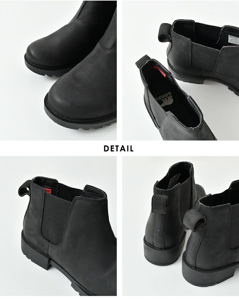 SOREL ソレル チェルシー ウォータープルーフ サイドゴア レザーブーツ 