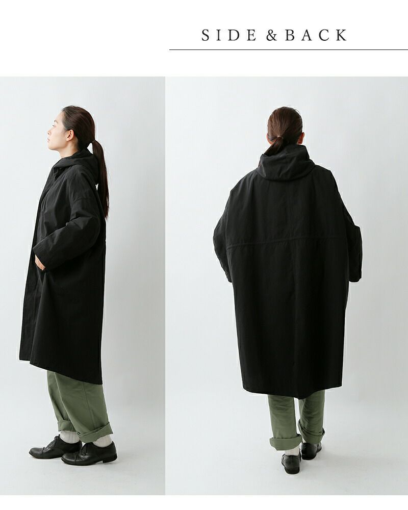 FIR MUM フィル マム 40/1 オーガニックコットン 強撚ウェザー モッズ 