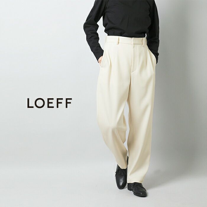 新3こ1】【30%OFF】LOEFF ロエフ ダブルクロス ボンタン トラウザー パンツ 8814-202-0210-yo レディース | Piu  di aranciato(ピウディアランチェート)