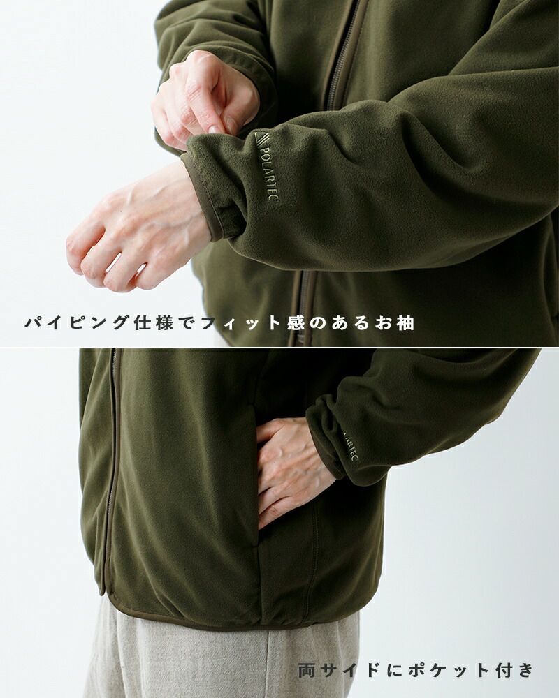 DANTON ダントン ポーラテック フリース スタンドジップ