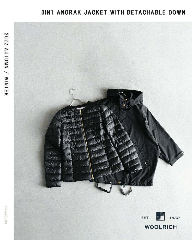 WOOLRICH ウールリッチ デタッチャブルダウン付き 3IN1 WOOLRICH ウールリッチ デタッチャブルダウン付き 3IN1