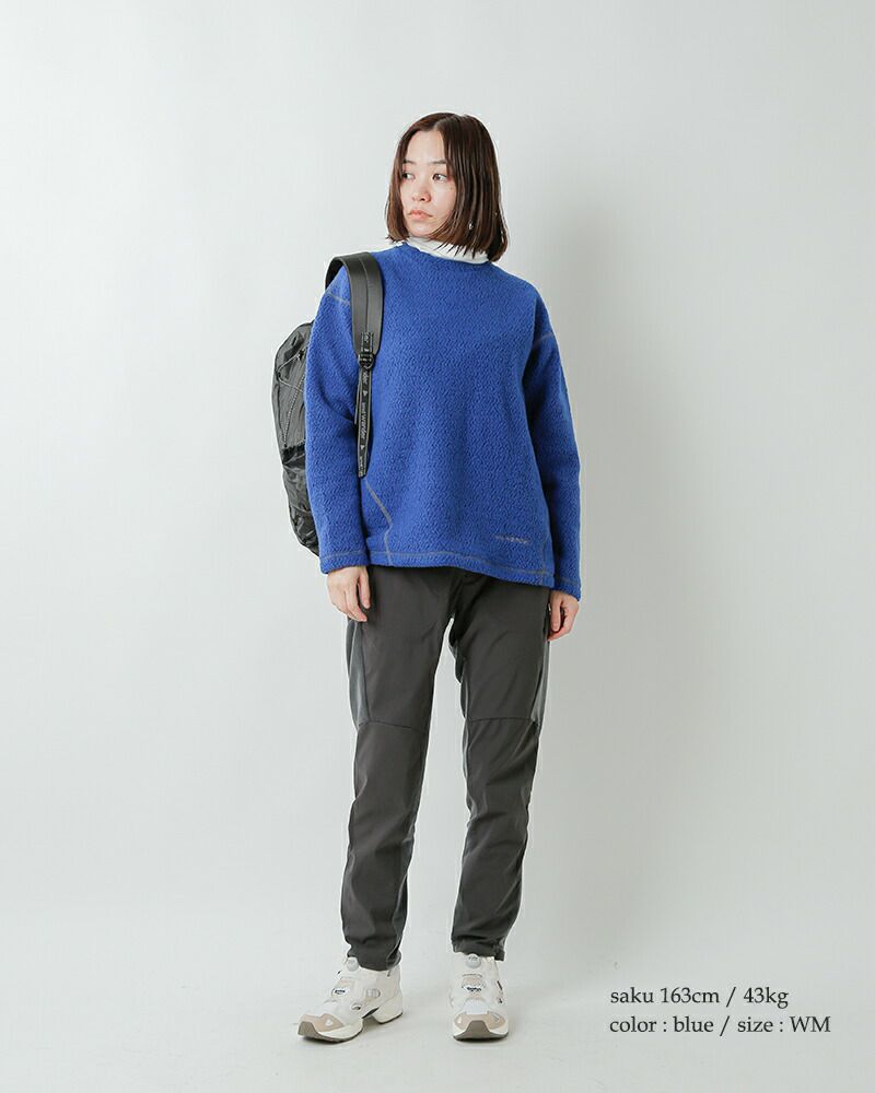 and wander/スウェット ウール混ニットスウェットシャツ X AND WANDER® - エクリュ