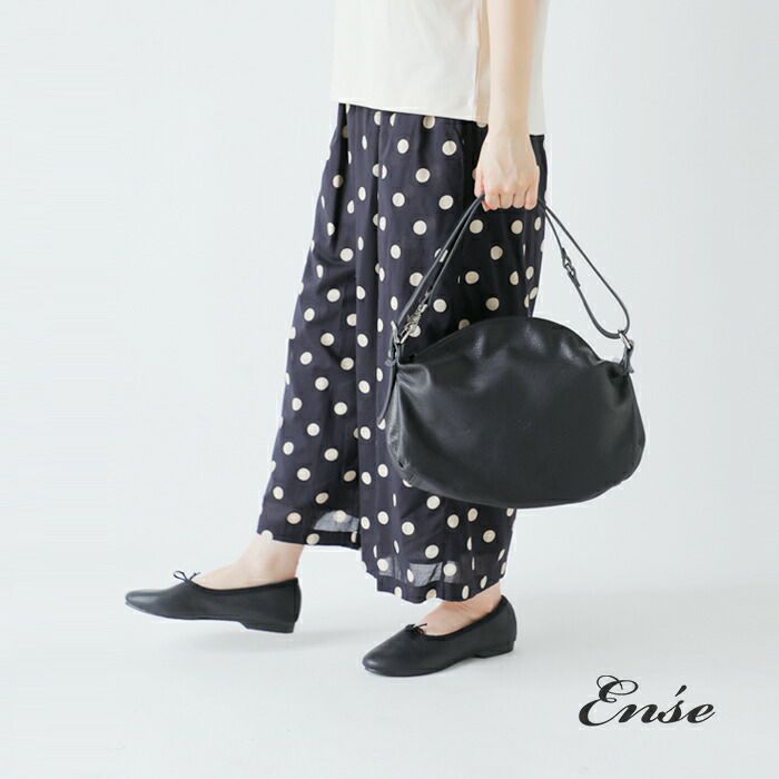Ense アンサ ゴートレザー ショルダーバッグ S “goat shoulder S
