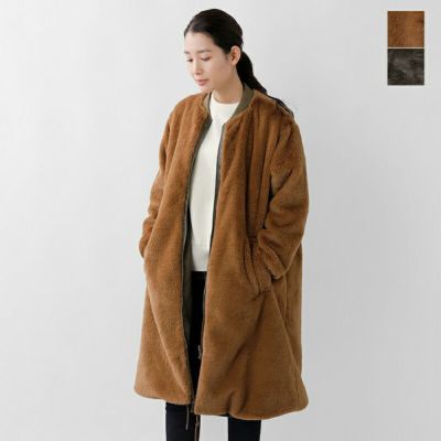 Le Glazik ルグラジック エコファー MA-1 リバーシブルロング