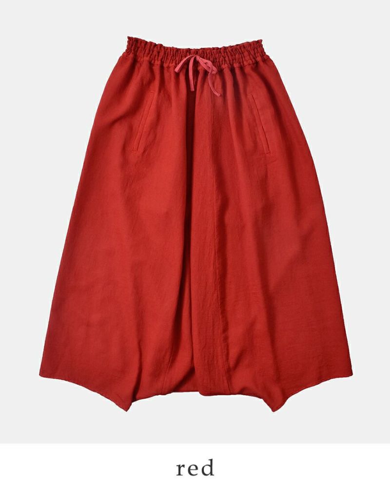 「#期間限定」のおすすめ人気ランキング FACTORY ファクトリー p-10-21000 サルエルパンツ 強撚糸 ウール パンツ