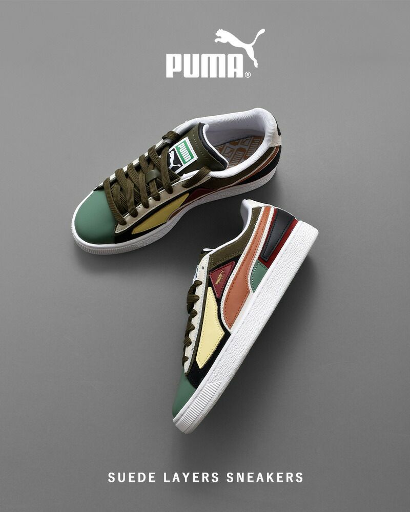 PUMA プーマ スウェード レイヤーズ スニーカー 387480-mn