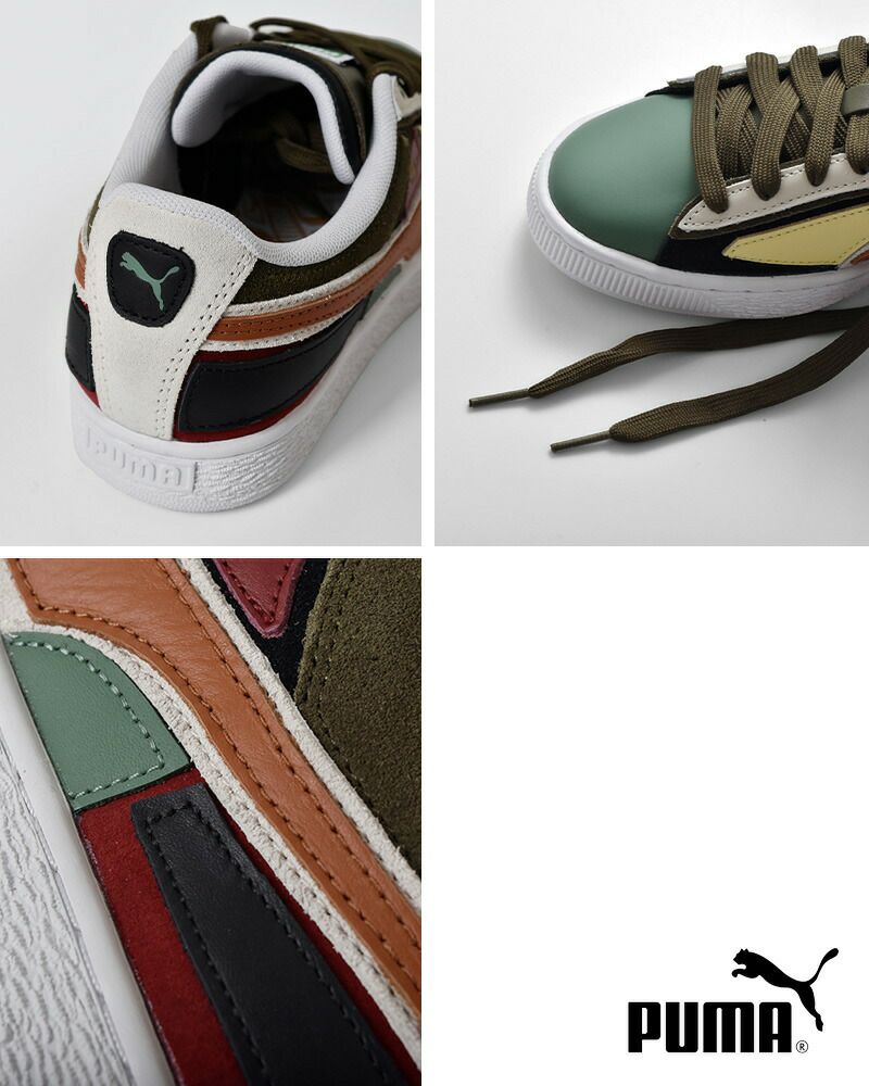 スウェードレイヤーズ　スニーカー　PUMA 24.5 PUMA 交換送料片道無料 プーマ スニーカー スウェード