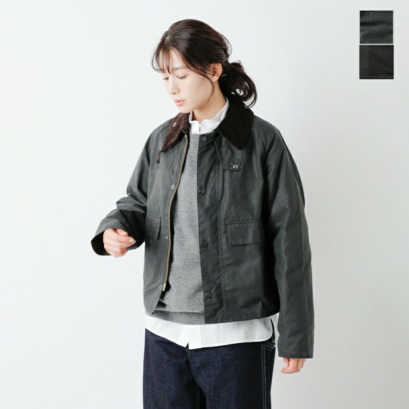 美品】Barbour バブアー ワックス スペイ Mサイズ セージグリーン ...