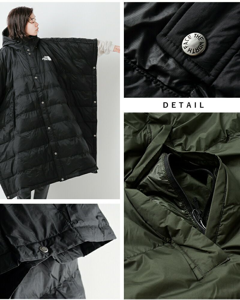 THE NORTH FACE ノースフェイス パデッド インサレーション ポンチョ 