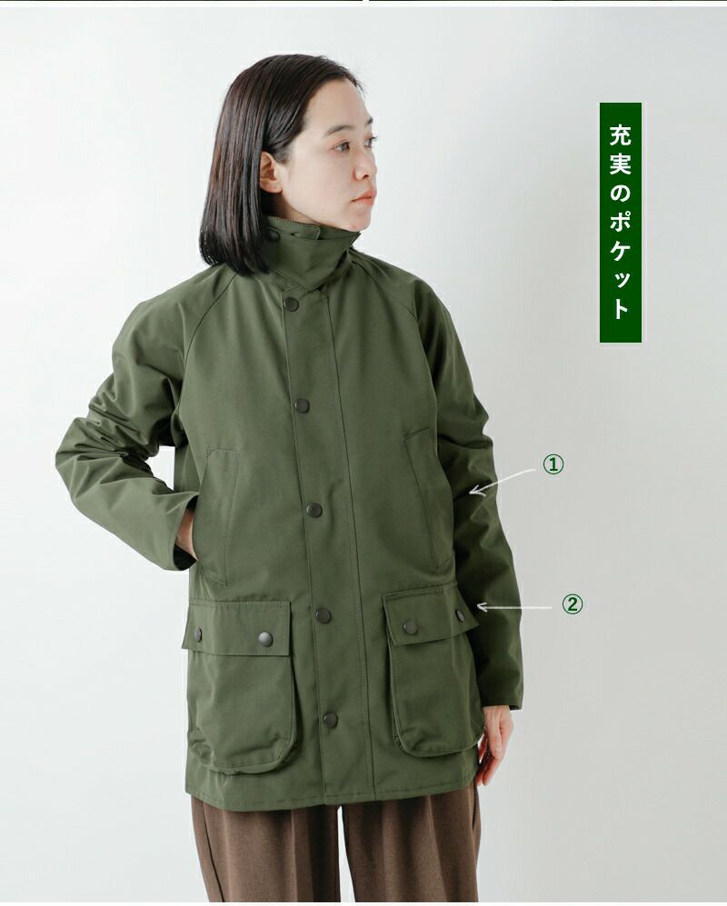 Barbour バブアー ビデイル SL 2レイヤー ノンワックス ジャケット “BEDALE SL 2LAYER” 232mca0784-ms  レディース | Piu di aranciato(ピウディアランチェート)