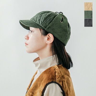 Nine Tailor ナインテイラー キルティング コーデュロイ イヤーフラップ キャップ “Aly Cap” n-1000-rf レディース |  Piu di aranciato(ピウディアランチェート)