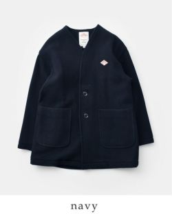 ⚫︎DANTON ダントン カラーレス クルーネック コート DT-A0214 DANTON（ダントン）の「DANTON/ダントン カラーレスクルーネック