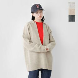 シンゾーン　ヒマラヤニット Shinzone シンゾーン ウール スキッパーネック バレー ニット