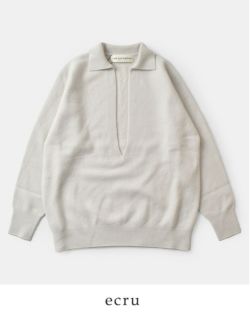 Shinzone シンゾーン ウール スキッパーネック バレー ニット