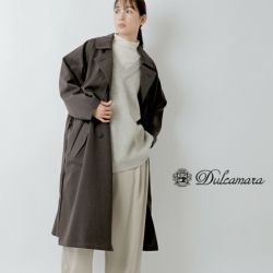 Dulcamara ドゥルカマラ ウール よそいき トレンチ ロング コート