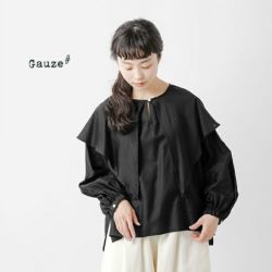 Gauze# ガーゼ コットン モールスキン ショール付き ロング