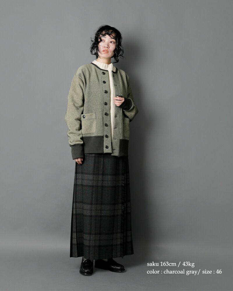 NIGEL CABOURN ナイジェルケーボン コットン スウェット カーディガン 