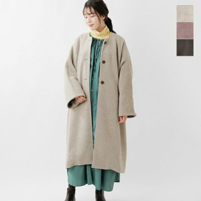 tumugu:（ツムグ） | リサイクルウールシルクツイード コート