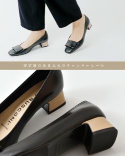 FABIO RUSCONI 美品キルトモカチャンキーヒールパンプスバーガンディ 楽天市場】【30%OFF】ファビオルスコーニ パンプス チャンキー