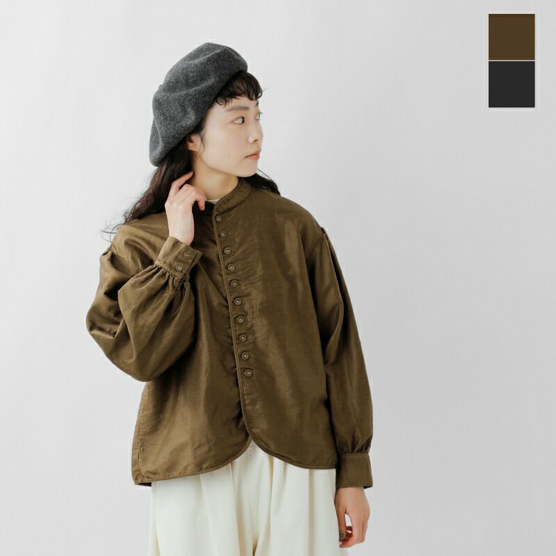 (g) gauze ジャケット Gauze# ガーゼ ラミーリネン×オーガニックコットン アリスト