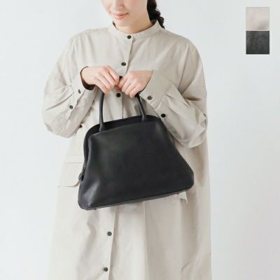 ☆】Ense アンサ キップレザー がま口 ショルダー バッグ Sサイズ