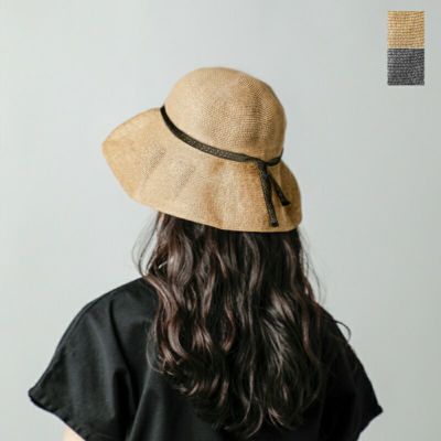 mature ha.(マチュアーハ)ジュートドレープハット“jute drape hat 