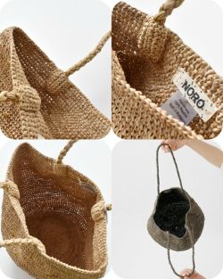 NORO ノロ カゴバッグ “MADRAGUE PLUMETIS POIS” madrague-mn