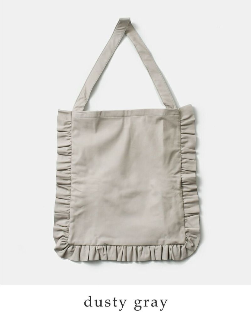 Sisii シシ レザー フリル トート バッグ “frill tote bag” 100-027-ms