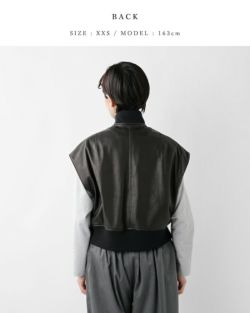 【新品タグ付き】sisii レザー ベスト トレイル 現行 青 ナイロン M Sisii シシ レザー ベスト “L2 B VEST” 114v-ol-mn レディース