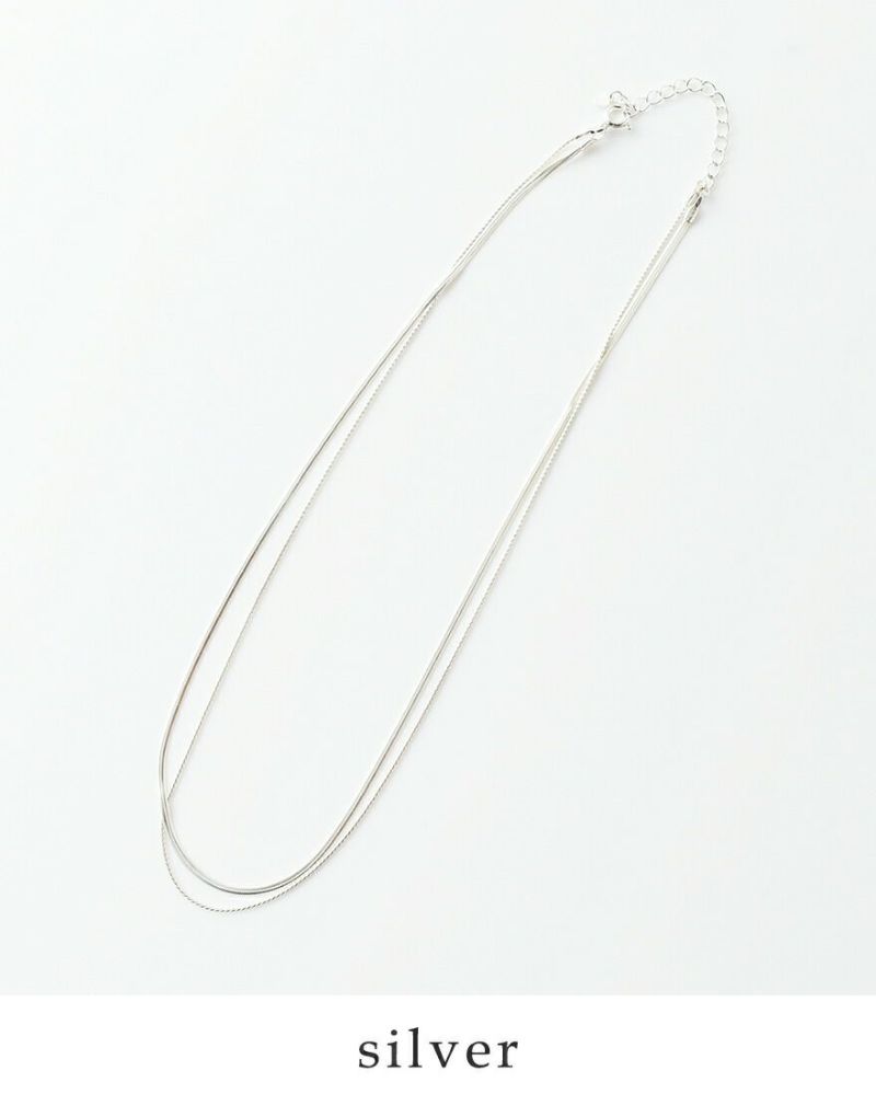WEB限定】[aura/オーラ] OKOME シルバーネックレス（ネックレス