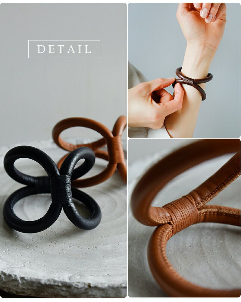 LEFIJE レフィエ カウレザー ブレスレット “Tresor” m4716b-tresor-kk