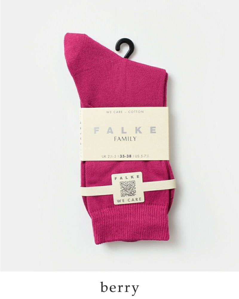 【ゆうパケット選択可】FALKE ファルケ ファミリー クルー ソックス 靴下 “FAMILY SOCKS” 46490-kk 2024aw新作  レディース【海外出荷不可】 | Piu di aranciato(ピウディアランチェート)