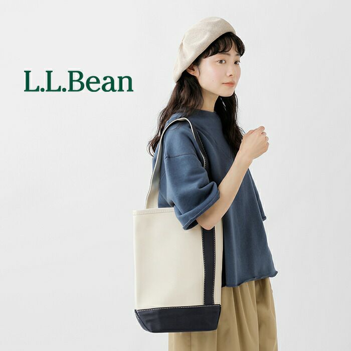 【美品】L.L.Bean シリンダートートバッグ カモフラ＆ホワイト　A4対応