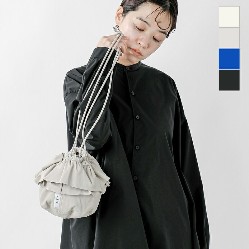【 】Sisii シシ レザー 巾着 バド バック “Bud bag” 100-033-tr