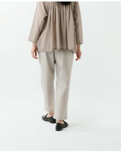 evam eva エヴァムエヴァ シルク ナロー パンツ e231t065-mt