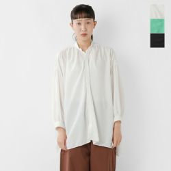 新品タグ付きノーコントロールエアー　スパローン製品染めスタンドカラーシャツ 新品タグ付きノーコントロールエアー スパローン製品染め