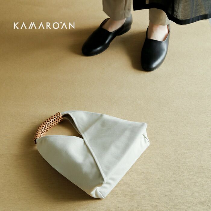 Kamaro'an カマロアン トライアングル キャンバス ハンド バッグ
