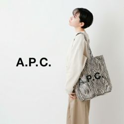 A.P.C. アー ペー セー ゼブラ プリント トートバッグ “TOTE LOU 