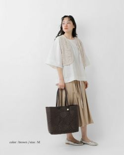 Letra レトラ ロングハンドル メルカドバッグ Mサイズ “TAPETE
